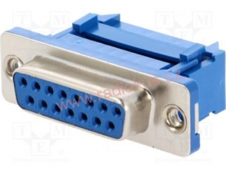 Zásuvka Canon 15pin lisovací na plochý kabel