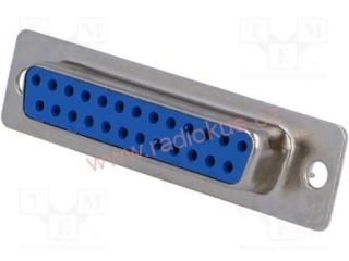 Zásuvka Canon 25pin přímá letovací
