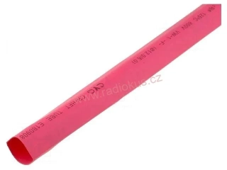 Smršťitelná bužírka 1,6mm / 1m , červená