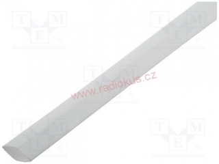 Smršťitelná bužírka 2,4mm / 1m , bílá
