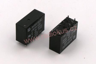 Relé 12V DC do DPS , 1 x přepínací kontakt , 16A / 250V