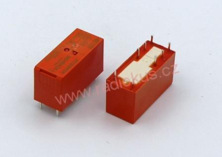 Relé 24V DC do DPS , 1 x přepínací kontakt , 16A / 250V
