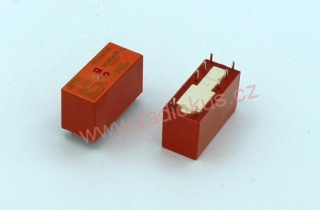 Relé 230V AC do DPS , 2 x přepínací kontakt , 8A / 250V