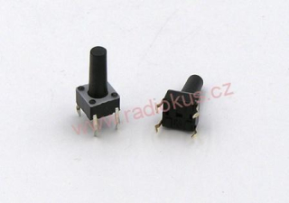 Mikrospínač do DPS , 6x6mm , 10,0mm