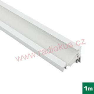 AL lišta pro LED pásek úhlová , přisazená , délka 1 m