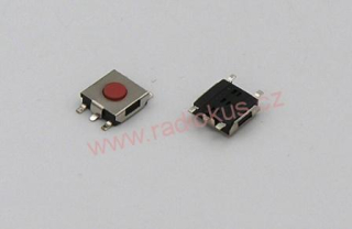 Mikrospínač SMD , 6x6mm , 3,1mm , 5 vývodů