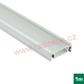 AL lišta pro LED pásek , přisazená , délka 1 m