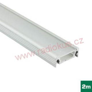 AL lišta pro LED pásek , přisazená , délka 2 m