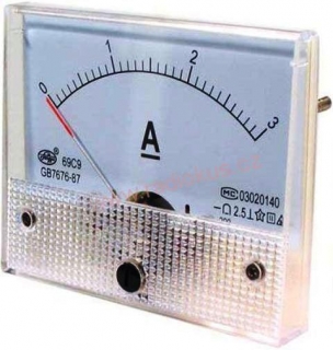 Panelový MP 3A DC 65x80mm včetně bočníku