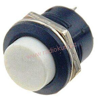 Spínač tlačítkový OFF - ( ON ) , červený , 3A/250V , plast