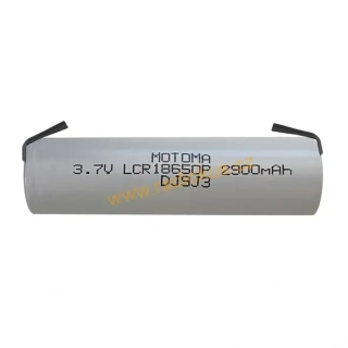 Li-Ion 18650 3,7V/2900mAh 3C akumulátor MOTOMA s páskovými vývody