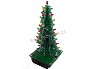 3D vánoční stromeček LED - elektronická stavebnice