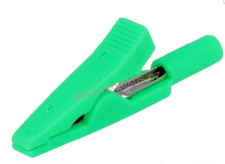 Krokosvorka celoizolovaná na banánek 2 mm zelená 40 mm