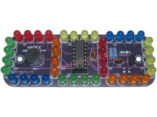 W 929 Barevná hudba elektronická stavebnice 40 x LED