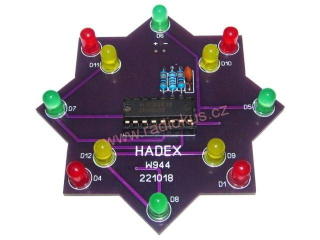 W 944 Blikající vánoční hvězda elektronická stavebnice