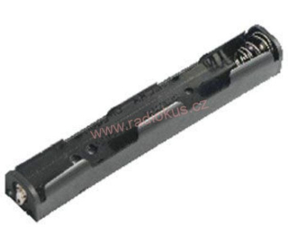 Držák 2 x AA plastový , pájecí očka