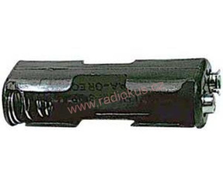 Držák 2 x AA plastový , kontakt 9V