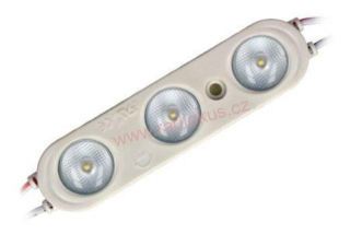 LED modul OPTO 3X SMD2835 12V 6500K 2,5W