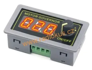 M 455E Regulátor otáček PWM stejnosměrných motorů 5-30V DC-5A, ZK-MG