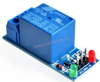 M 457 Modul relé 1x, napájení 5V, bez optočlenu