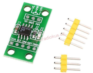 M 496 Digitální potenciometr 10kohm, modul s X9C103S