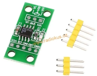 M 496 Digitální potenciometr 10kohm, modul s X9C103S