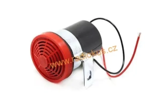 Siréna 12V 90-95dB, couvací, přerušovaný tón