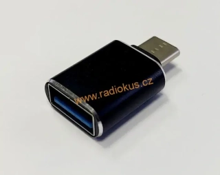 Redukce USB A - USB-C - černá