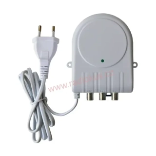 Anténní zesilovač JOHANSSON 7720L2, filtr 5G LTE, 47 až 694MHz, malý domovní i do interiéru