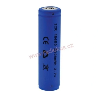 Li-Ion akumulátor 18650 3,7V/2200mAh