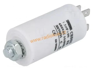 Motorový kondenzátor 1,5uF / 450V AC 