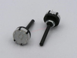 Otočný přepínač 2x6 poloh , 0,3A/125V AC, 1A/30V DC