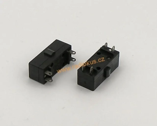 Mikrospínač úhlový , 32 x 13 mm , 2A/250V