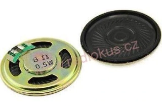 Reproduktor 36x5mm 8ohm/0,5W, plastová membrána