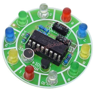 Barevná hudba mini LED - stavebnice