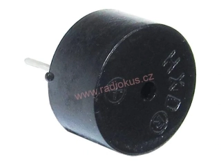 Piezobzučák 14mm,napájení 3-24V/10mA