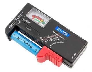 Tester baterií - BT-168, R3, R6, R20, R14, 9V