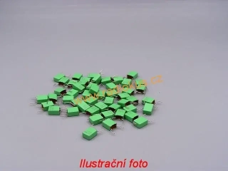 Fóliový kondenzátor radiální 1,5nF / 100V  -  50 ks