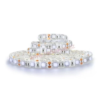 LED pásek 12V / 14,4W / 1m , 60 LED / 1 m , studená bílá , IP65 , čip SMD5050 , balení 5m