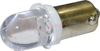 LED žárovka 12V , bílá , Ba9S