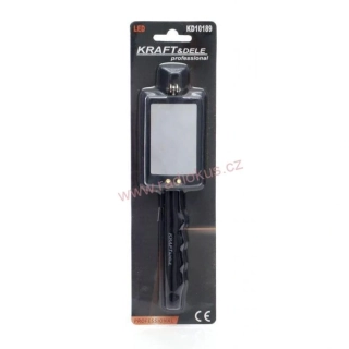Inspekční zrcátko teleskopické s LED diodou 285-876mm,KraftDele