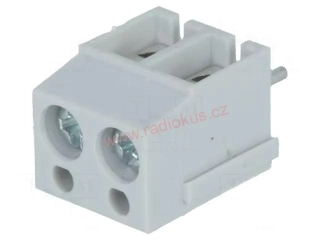 Svorkovnice do DPS 5,0mm , 2 pólová , 