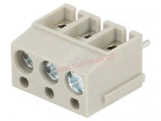 Svorkovnice do DPS 5,0mm , 3 pólová , 