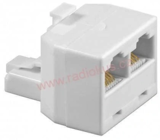 Modulární rozbočení 8P8C (RJ45) 1x male/2x female