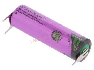 Tadiran 14500PCB1 lithium baterie 3,6V / 2200mAh , vývody do DPS