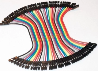 Sada propojovacích kabelů pro Arduino 40 ks , F-F , 10cm
