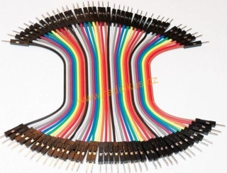 Sada propojovacích kabelů pro Arduino 40 ks , M-M , 10cm