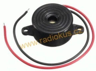 Piezobzučák 23mm SFM-20B,napájení 3-24V/12mA