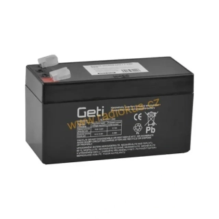 Baterie olověná 12V 1.2Ah GETI