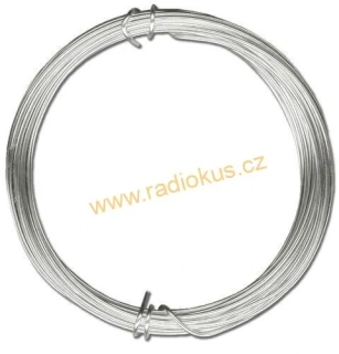 CU drát pocínovaný neizolovaný průměr 0,6mm , balení 10m